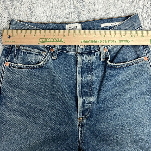 Citizens of Humanity Sabine Ankle Jeans Distressed Blue waist 26 - Picture 5 of 14